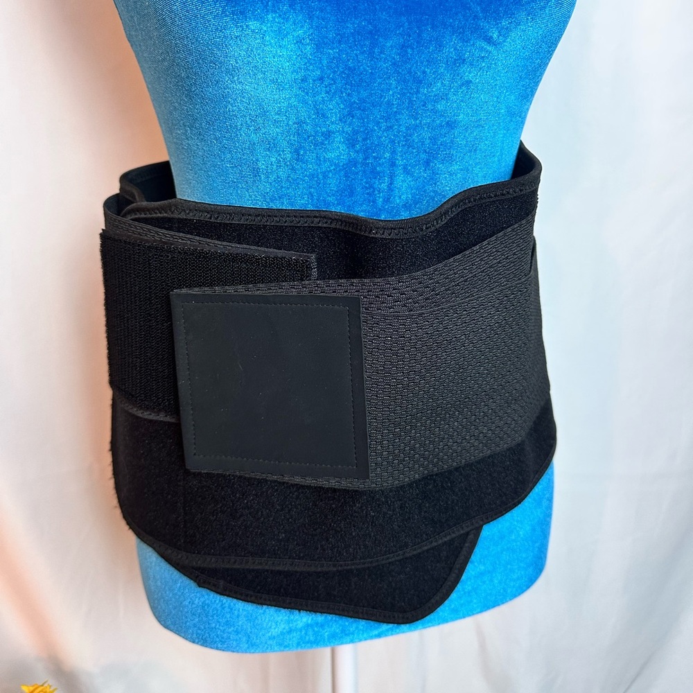Waist Trimmer Neoprene Sauna Sweat Waist Trainer Adjustable Sports Girdle Belt - Picture 2 of 8